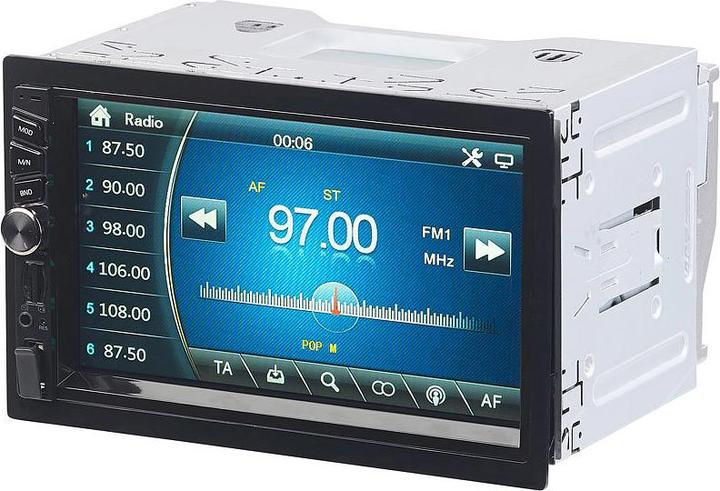 Image du produit Creasono Autoradio MP3 2-DIN avec écran tactile et caméra de recul sans fil (MirrorLink)