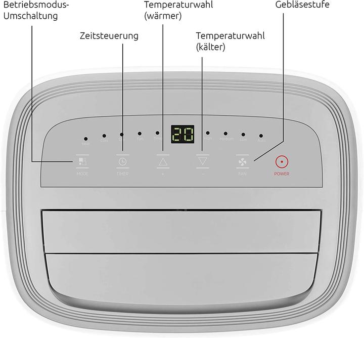 Immagine prodotto TechniSat Clima mobile TechniPolar 2 S (25 m², 9000 BTU/h)