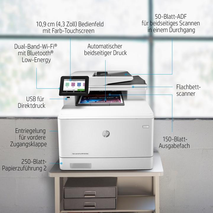 Actual product image HP M479fdn Color LaserJet Pro (Laser, Colour)