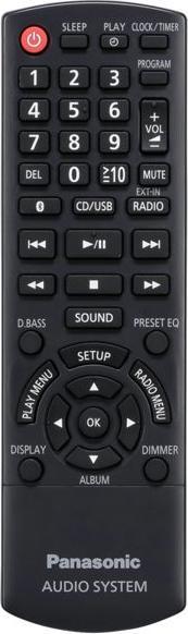 Productafbeelding Panasonic SC-PMX94 (CD Speler, Bluetooth, 2x 60 W)