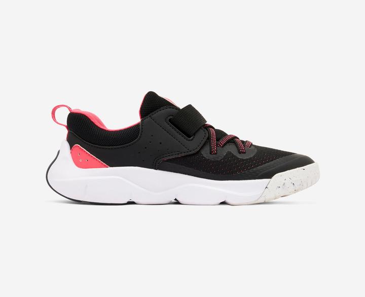 Immagine prodotto Decathlon Scarpe da ginnastica per bambini con lacci elastici e velcro - Playful Fast nero/rosa (32)