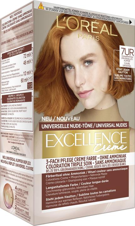 Produktbild L'Oréal Paris Excellence Universal Nude (7U, Universelles Kupfer)