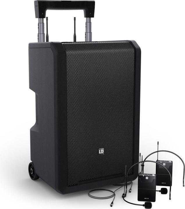 Image du produit LD Systems ANNY® 10 BPH 2 B6 - 10" Enceinte de sonorisation mobile Bluetooth® avec batterie, table de mixage (1x 80 W)