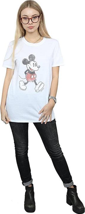 Immagine prodotto Disney Maglietta boyfriend in cotone Walking Mickey Mouse (M)