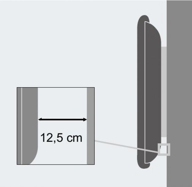 Image du produit Techly support mural fixe (Mur, 37", 35 kg)