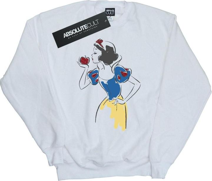 Actual product image Disney Princess Womens/Ladies Snow White Apple Glitter Sweatshirt (XXL)