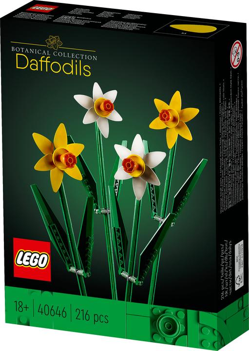 Produktbild LEGO Botanical Collection - Narzissen (40646, LEGO Icons, LEGO Seltene Sets)