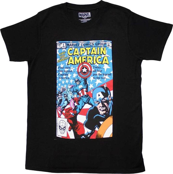 Marvel Comics Many Captain Americas Comic Cover