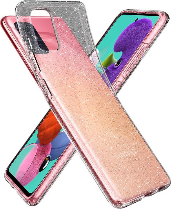Actual product image Spigen Liquid Crystal Glitter (Samsung Galaxy A51)
