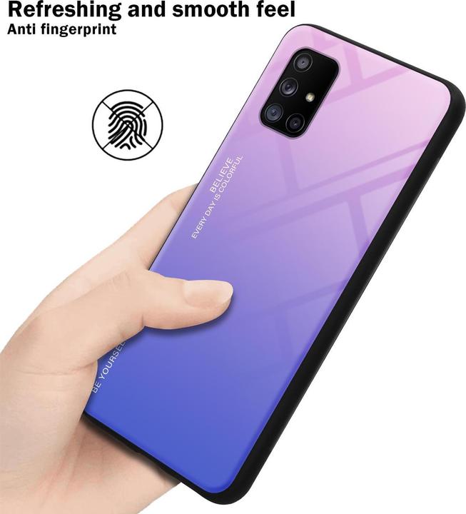 Produktbild Cadorabo TPU 2 Farben Glas Cover (Samsung Galaxy A71 5G)