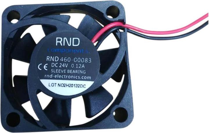 Image du produit RND Components Ventilateur axial DC 40x40x10mm 24V 20.8m³/h (40 mm)
