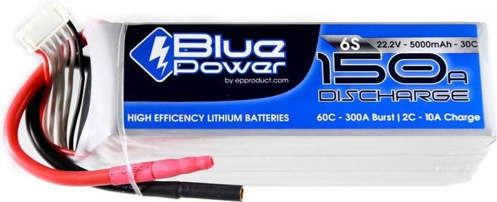 Produktbild EP BluePower LiPo-Akku 22.2V 5000mAh 30C (22.20 V, 5000 mAh)