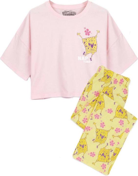 Spongebob Squarepants Nap Time Pyjamas With Long Trousers