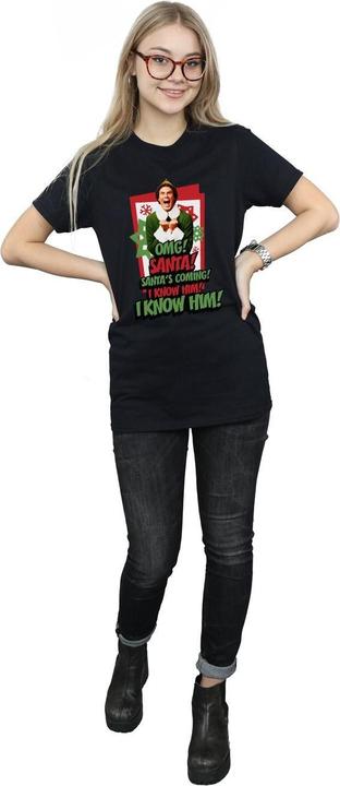 Image du produit Elf - T-shirt OMG SANTA - Femme (M)