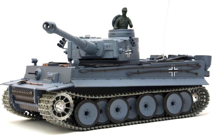 Actual product image Es-toys Heng Long, RC Tank German Tiger I Gray (RTR Ready-to-Run)