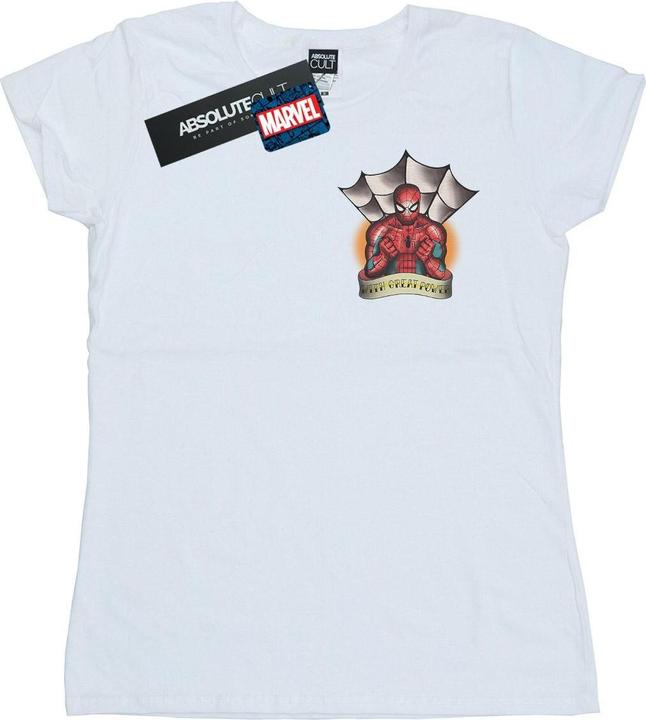 Produktbild SpiderMan Tattoo Breast Print TShirt (S)