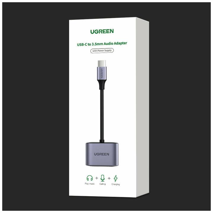 Actual product image Ugreen Headphone Adapter (USB Type C, 3.5mm jack)
