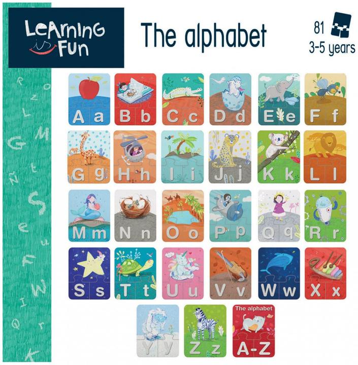 Immagine prodotto Educa 18838 Puzzle educativo per imparare l'alfabeto inglese da 3+ anni