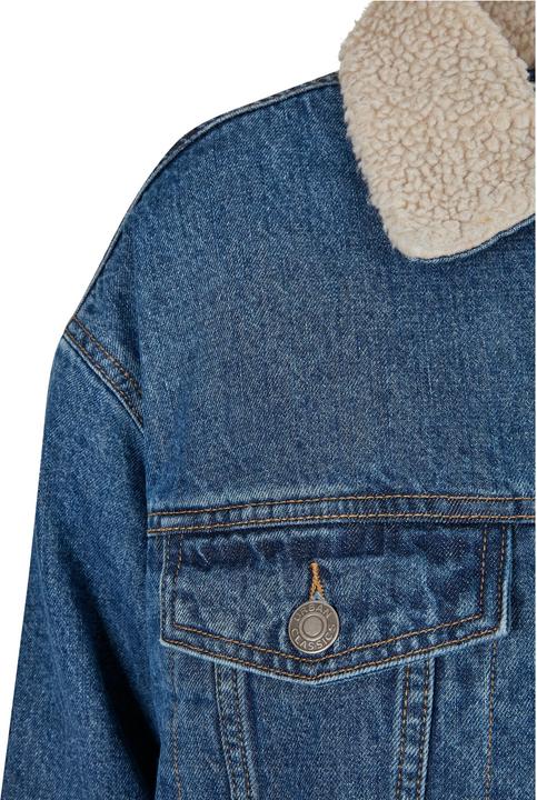 Produktbild Urban Classics Ladies Oversized Sherpa Denim Jacket - 19395 (XXL)