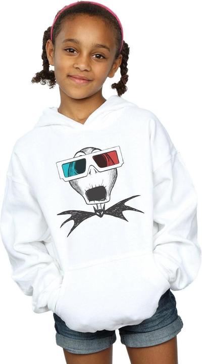 Image du produit Disney - Sweat à capuche NIGHTMARE BEFORE CHRISTMAS JACK SKELLINGTON 3D GLASSES - Fille (128)