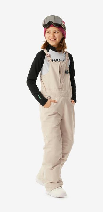 Image du produit Wedze Salopette de snowboard enfants piste - 500 blanc (164)