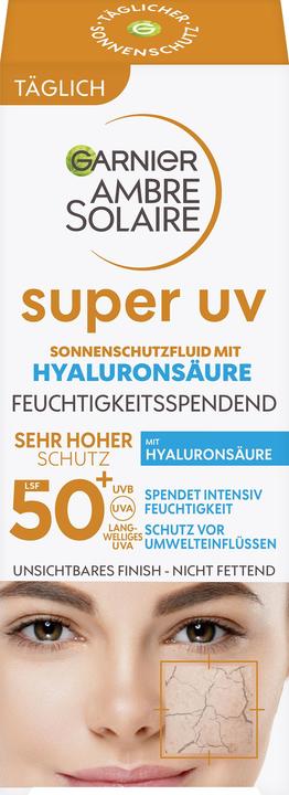 Garnier Ambre Solaire Sensitive expert+ Anti-Oxidative Super UV (Sun cream face, SPF 50+, 40 ml, 150 g)