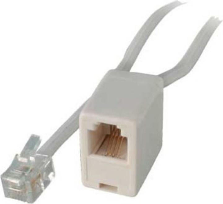 Actual product image Shiverpeaks S/CONN maximum connectivity Modular RJ ISDN telephone extension western plug 8/4 to western copper