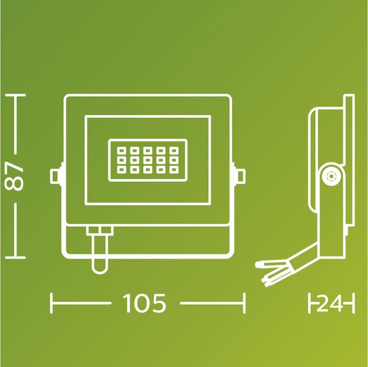 Produktbild Philips Outdoor Flutlicht Lois (950 lm, IP65)