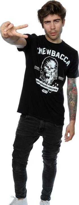 Actual product image Star Wars Mens Collegiate Chewbacca Heather T-Shirt (M)