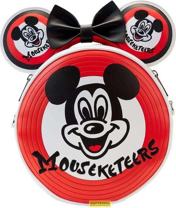 Actual product image Loungefly Disney by sac à bandoulière 100th Mickey Mouseketeers