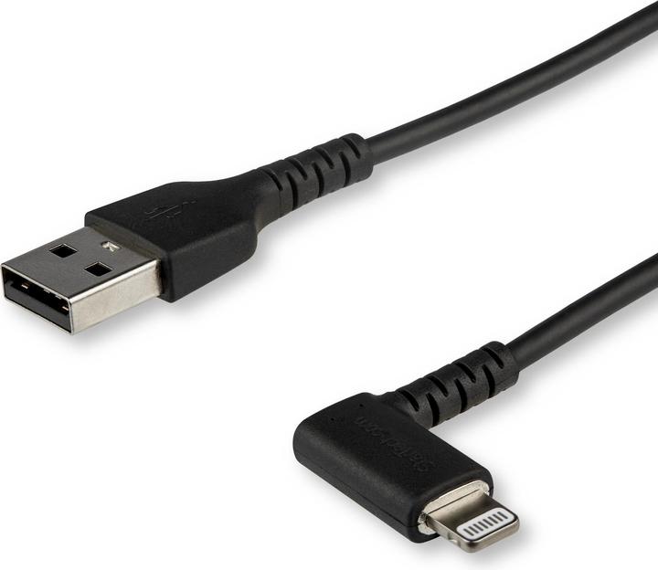 StarTech .com RUSBLTMM2MBR 2,0mabgewinkeltes Lightning- auf USB-Kabel (2 m, USB 2.0)