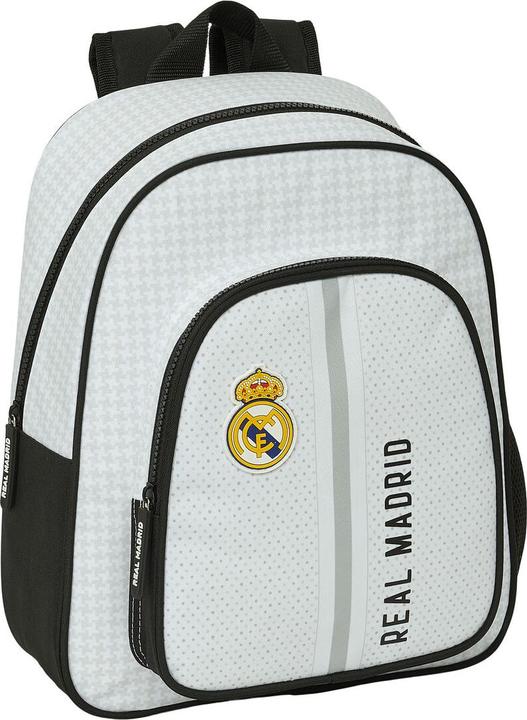 Produktbild Real Madrid CF Schulrucksack Real Madrid C.F. 24/25 Weiss Grau 28 x 34 x 10 cm