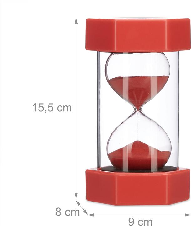 Actual product image Relaxdays XXL Hourglass Set (German, English, French, Italian)