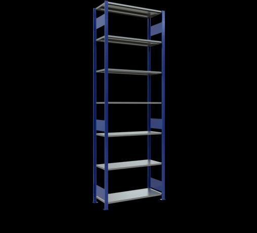 Immagine prodotto Schulte Lagertechnik Sistema di scaffalature di base senza viti MULTIplus150 con ripiani di lunghezza