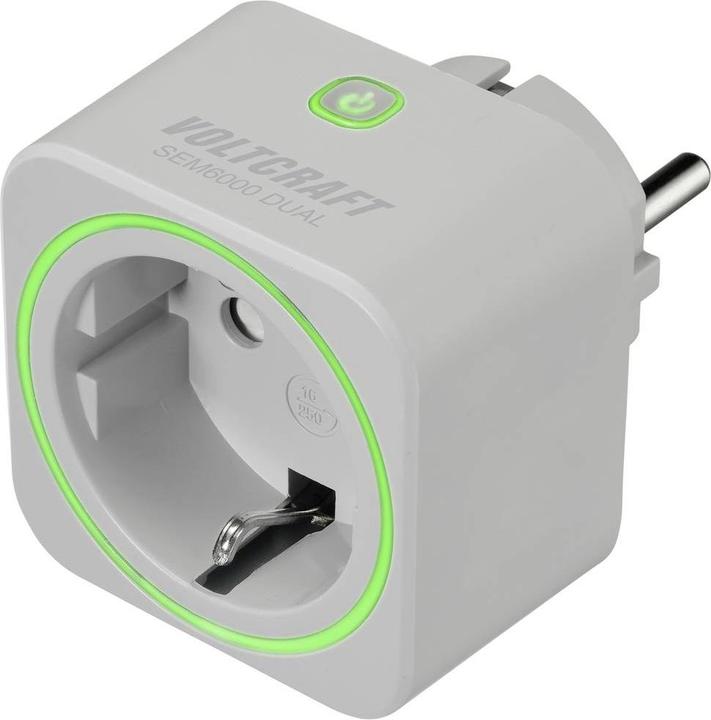 Immagine prodotto Voltcraft SEM6000 DUAL Dispositivo di misurazione dei costi energetici Interfaccia Bluetooth®, esportazione