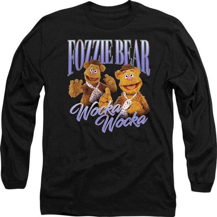 Actual product image Gildan Unisex Adult Bootleg Fozzie Bear T-Shirt (L)