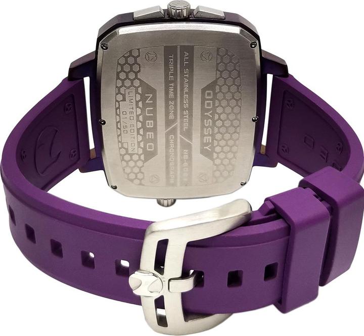 Produktbild Nubeo NB-6084-06 Herrenuhr Odyssey Triple Time-Zone Limited 58mm 5ATM (Chronograph)