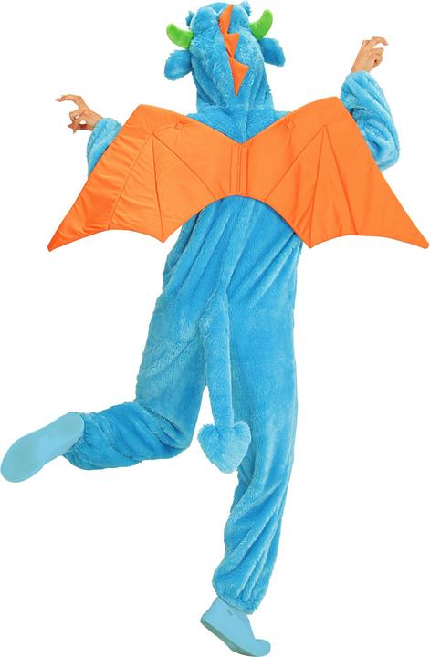 Image du produit Widmann Drachen Plüschkostüm Overall mit Kapuze Erwachsene (XL)