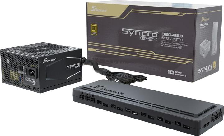 Actual product image Seasonic Syncro Q704 + Syncro DGC-650 (ATX, E-ATX, mATX, ITX)