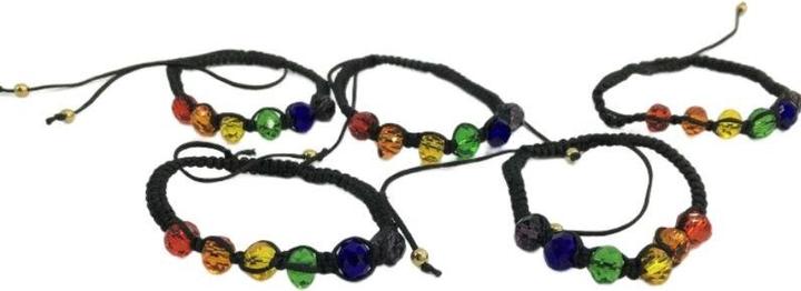 Lgbt-Flaggen-Perlen-Armband (1 cm)