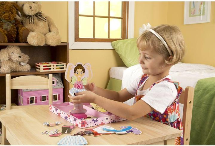 Actual product image Melissa & Doug Magnetique Bois Nina Ballerina 29pcs (fr-de-en-es) (27 pieces)