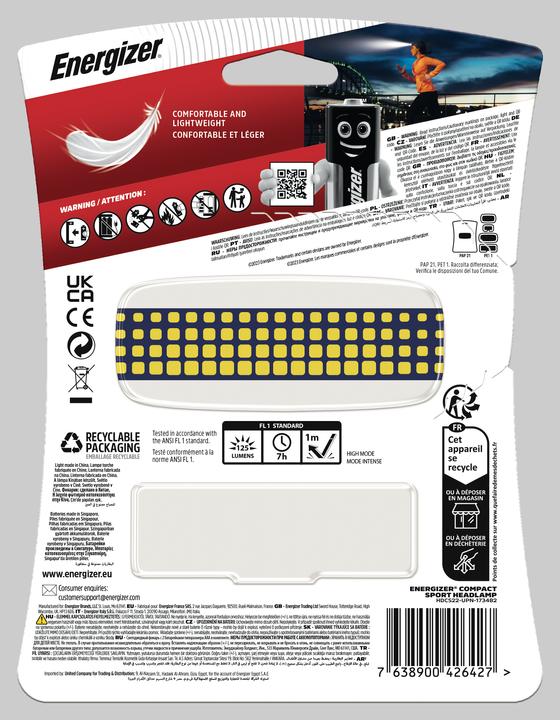 Immagine prodotto Energizer Proiettore Sport (125 lm)