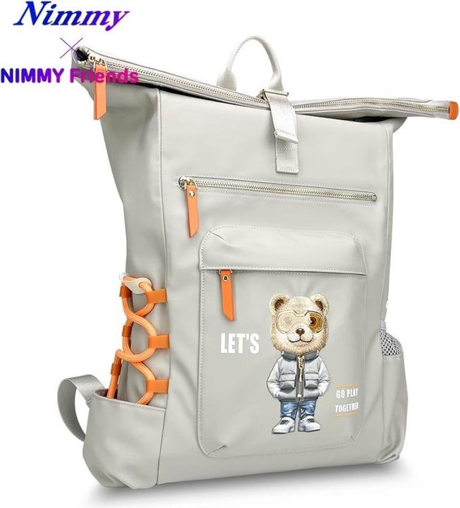Image du produit Nimmy Cool&Cute 2.0 Bear laptop backpack grey