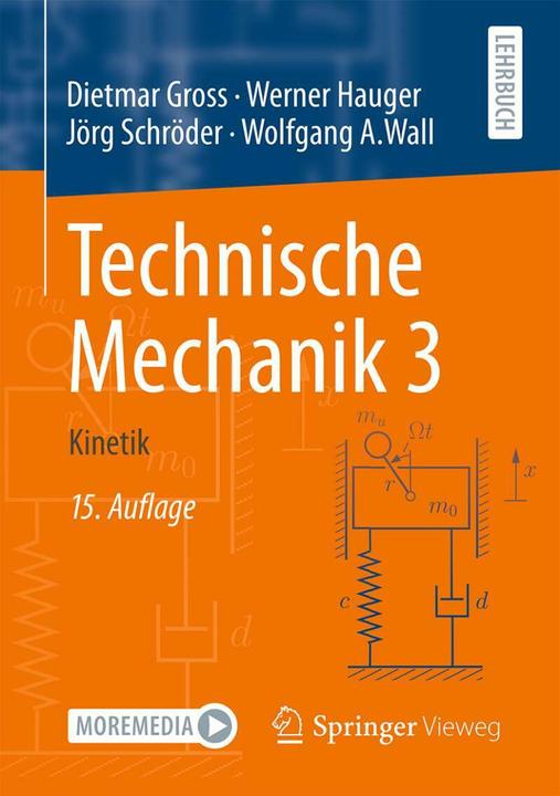 Image du produit Technische Mechanik 3 (Allemand, Dietmar Gross, 2021)