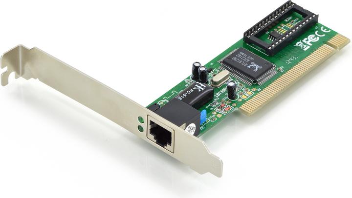 Produktbild Digitus Fast Ethernet PCI Card 10/100Mbit 1xRJ-45 Realtek 8139 (PCI)