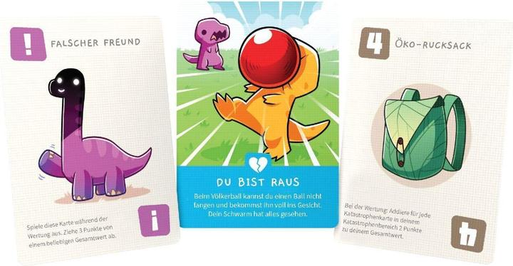 Actual product image Unstable Games Happy Little Dinosaurs - Pubertal Problems, card game, for 2-4 players (German)