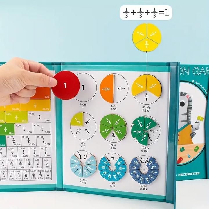 Actual product image The Toy Company Fractions, Maths toys