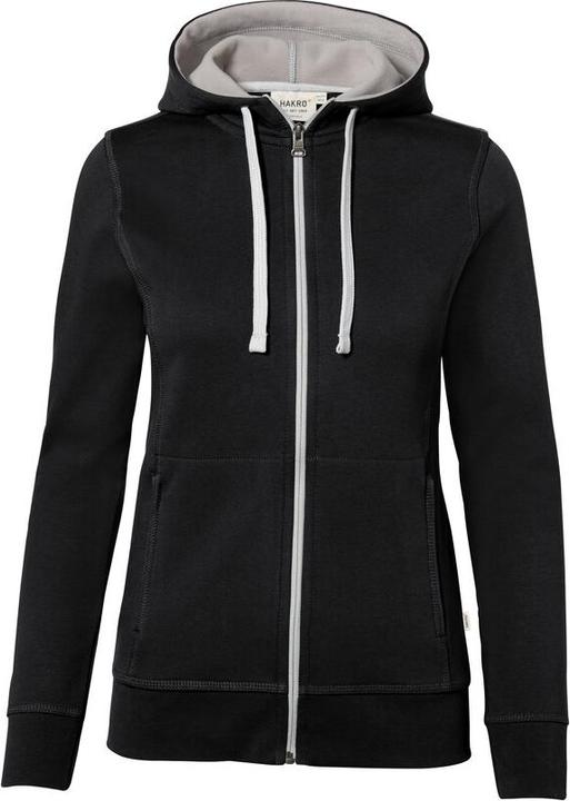 Immagine prodotto Hakro Giacca con cappuccio da donna Bonded nero/argento, 3XL (3XL)