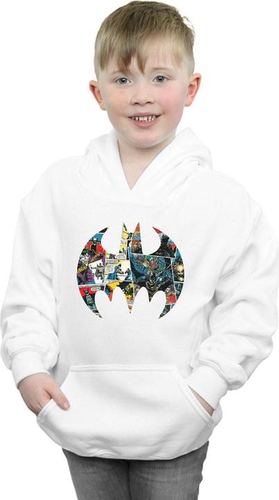 Produktbild Batman Comic Book Logo Kapuzenpullover Jungen (140, 146)