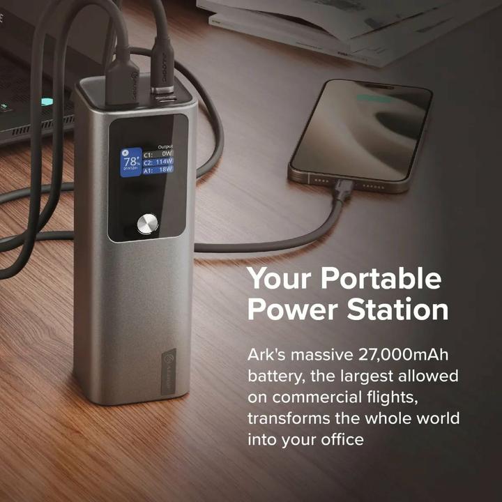 Image du produit Alogic ARK 27.000MAH POWER BANK (27000 mAh, 140 W, 99.90 Wh)
